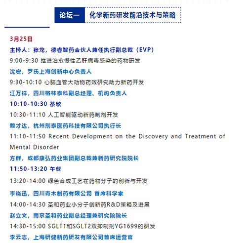 IDC2021化学创新药研发与分析论坛会议信息_s36沙龙会生物医药